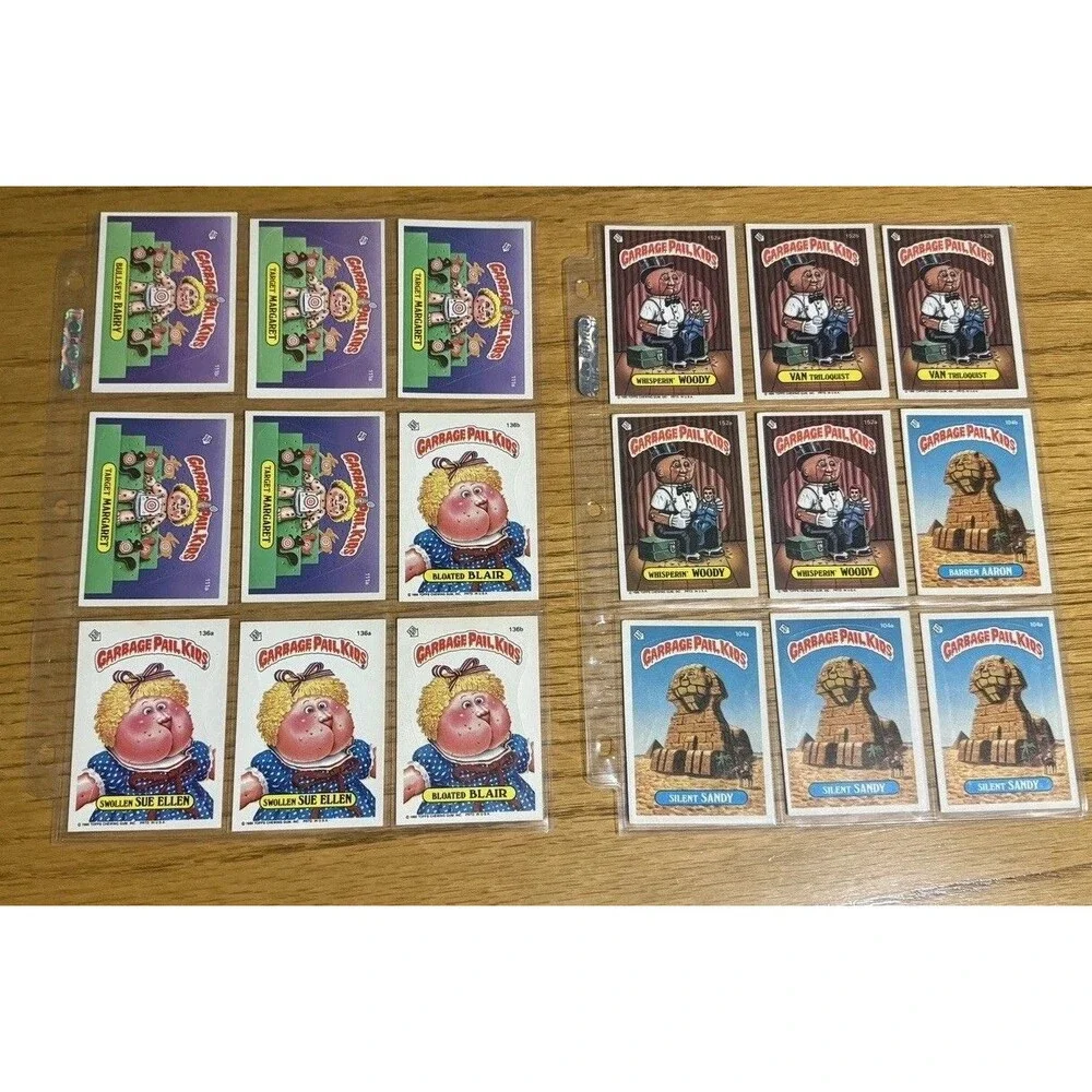 183 VTG 1986 Garbage Pail Kids Lot Series 3 & 4 GPK Topps Bulk Set Builder Dups